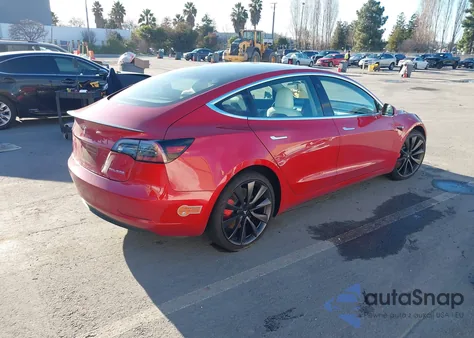 2020 Tesla Model 3 Performance Dual Motor All-Wheel Drive из США, поврежденный, VIN 5YJ3E1EC3LF641852